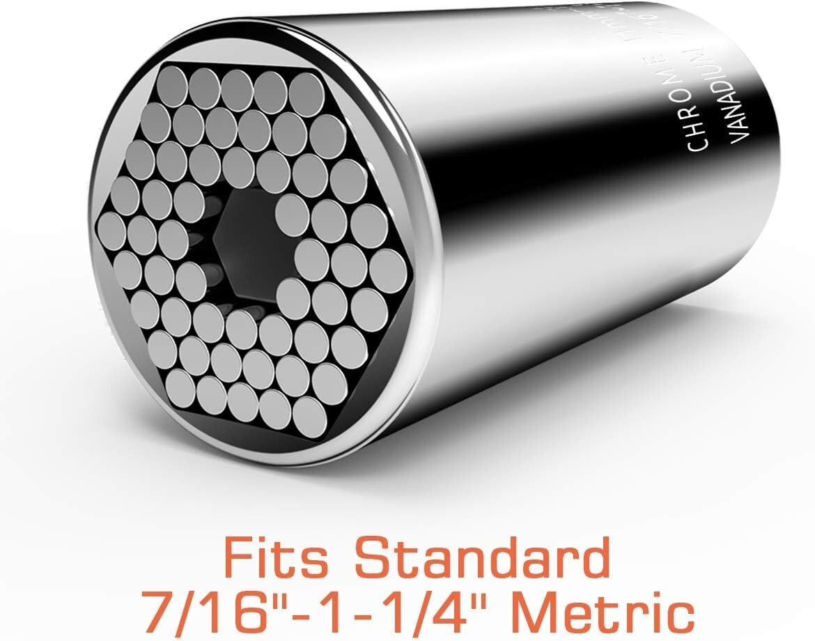 Chrome Vanadium Universal Socket for Ratchet & Power Drill – Versatile Tool