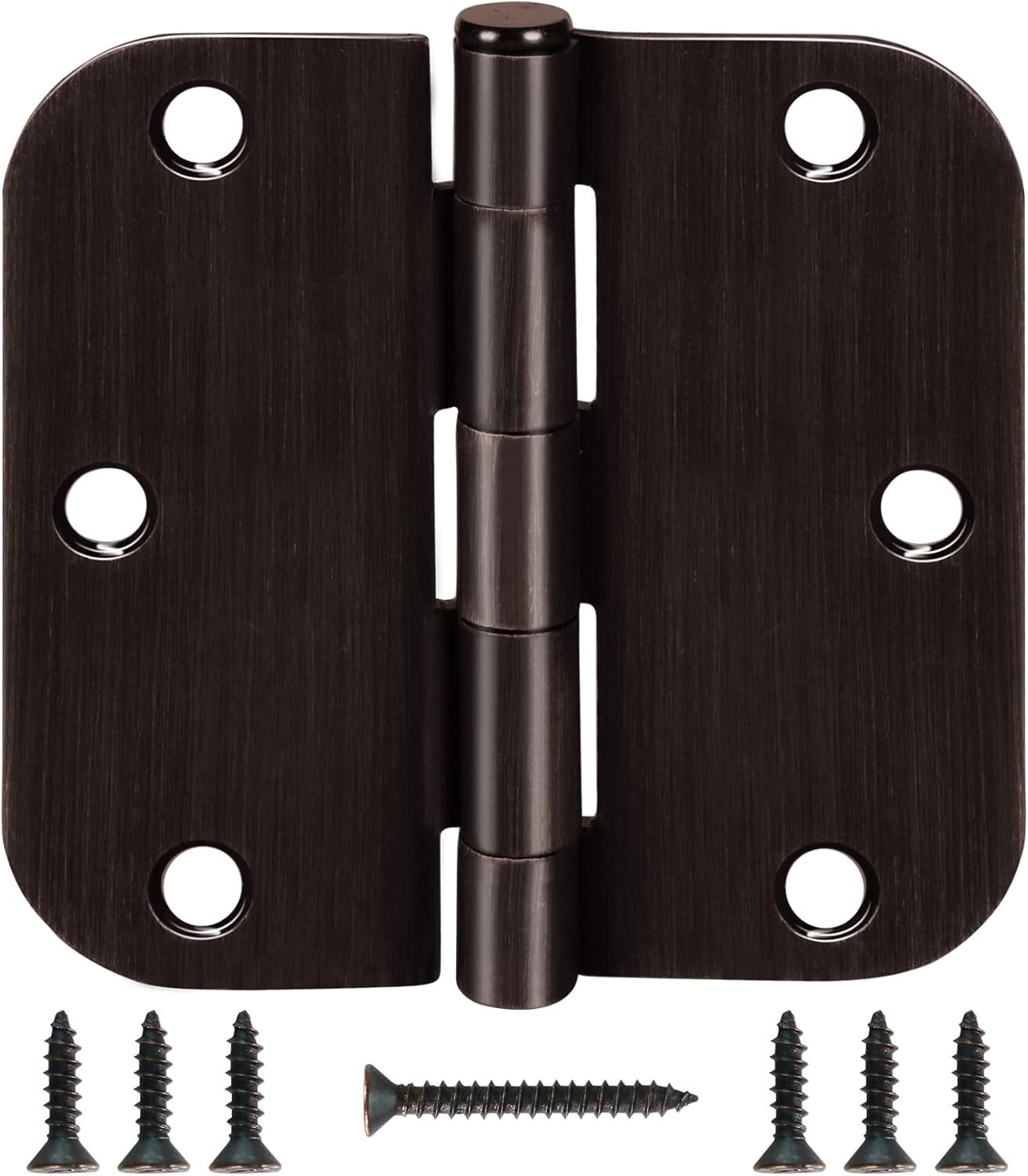 Premium 3.5-Inch Oil Rubbed Bronze Hinges - Ideal for Doors & Windows, 30 Pack