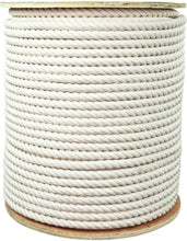 Load image into Gallery viewer, Heavy-Duty 100% Cotton Twisted Rope - Perfect for Crafts &amp; DIY Projects, 600ft