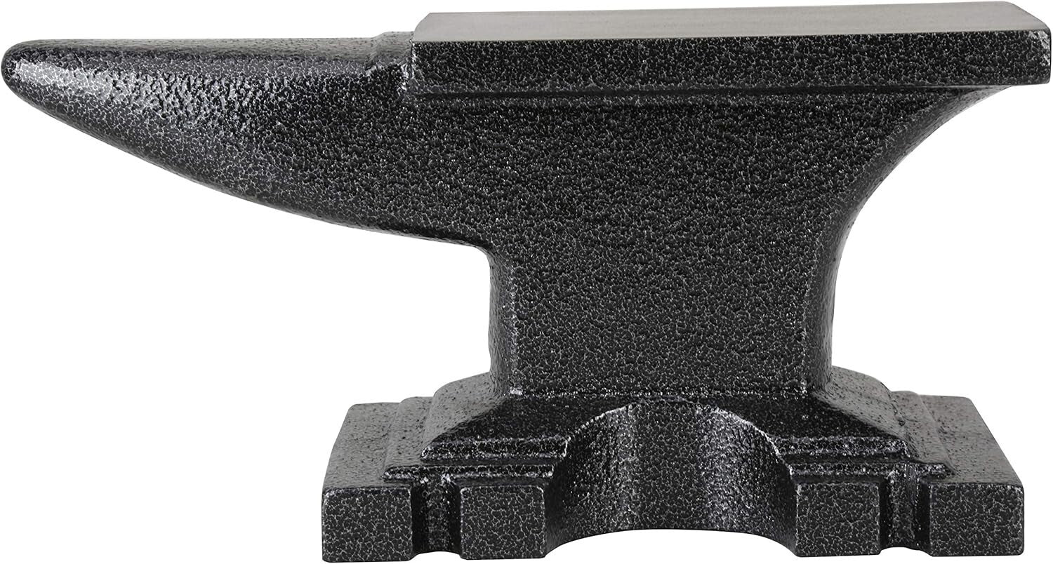 Durable 25 lb Cast Iron Anvil with Polished Surface - Perfect for DIY Metalwork
