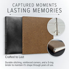 Load image into Gallery viewer, Handcrafted Acadia Green Photo Album - Premium Storage for Cherished Memories