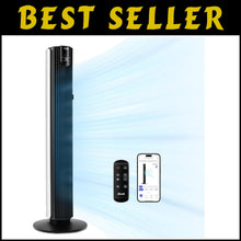 Load image into Gallery viewer, 26ft/s Smart Tower Fan - Wi-Fi Enabled with Remote Control &amp; App Integration