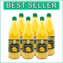 Load image into Gallery viewer, Versatile 33.8 Oz Bottles of 100% Lemon Juice - Ideal for Cooking &amp; Beverages