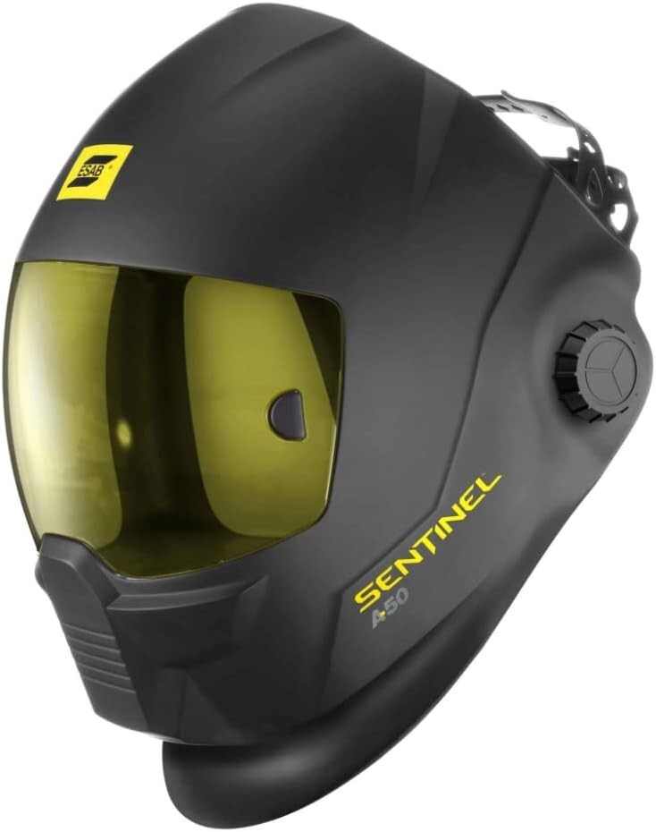 A50 Auto-Darkening Welding Helmet with Color Touch Screen - 3.93 x 2.36 in. Lens