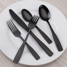 Load image into Gallery viewer, Elegant Satin Finish 40-Piece Cutlery Set - Dishwasher Safe for Modern Homes