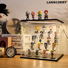 Load image into Gallery viewer, Multi-Tier LED Acrylic Display Case for Collectibles &amp; Funko Pops - 11.8x11x11.8