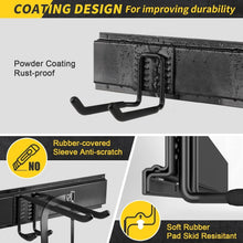 Load image into Gallery viewer, Durable Alloy Steel Wall-Mounted Tool Rack - Space-Saving 10 Hook Organizer