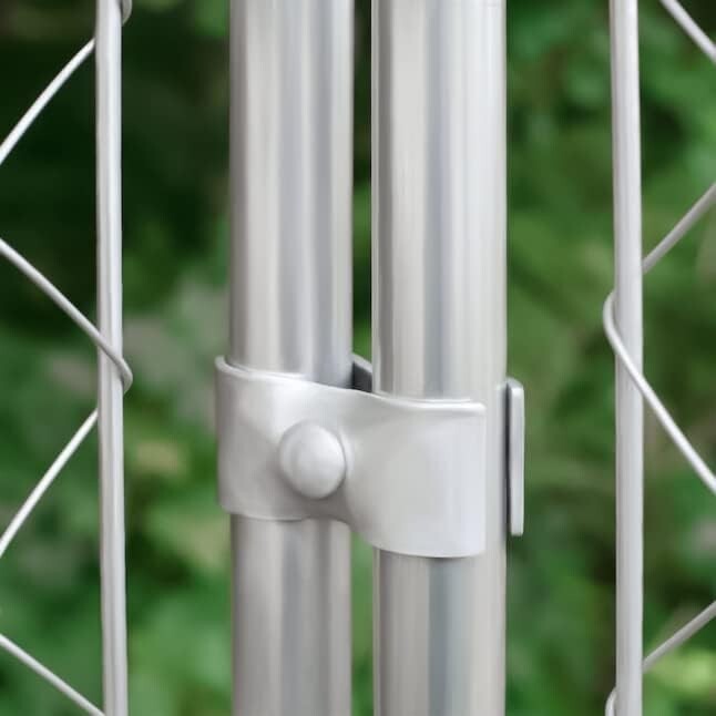 Weather-Resistant Dog Kennel Panel Clamps - 20 Set Heavy-Duty Galvanized Steel