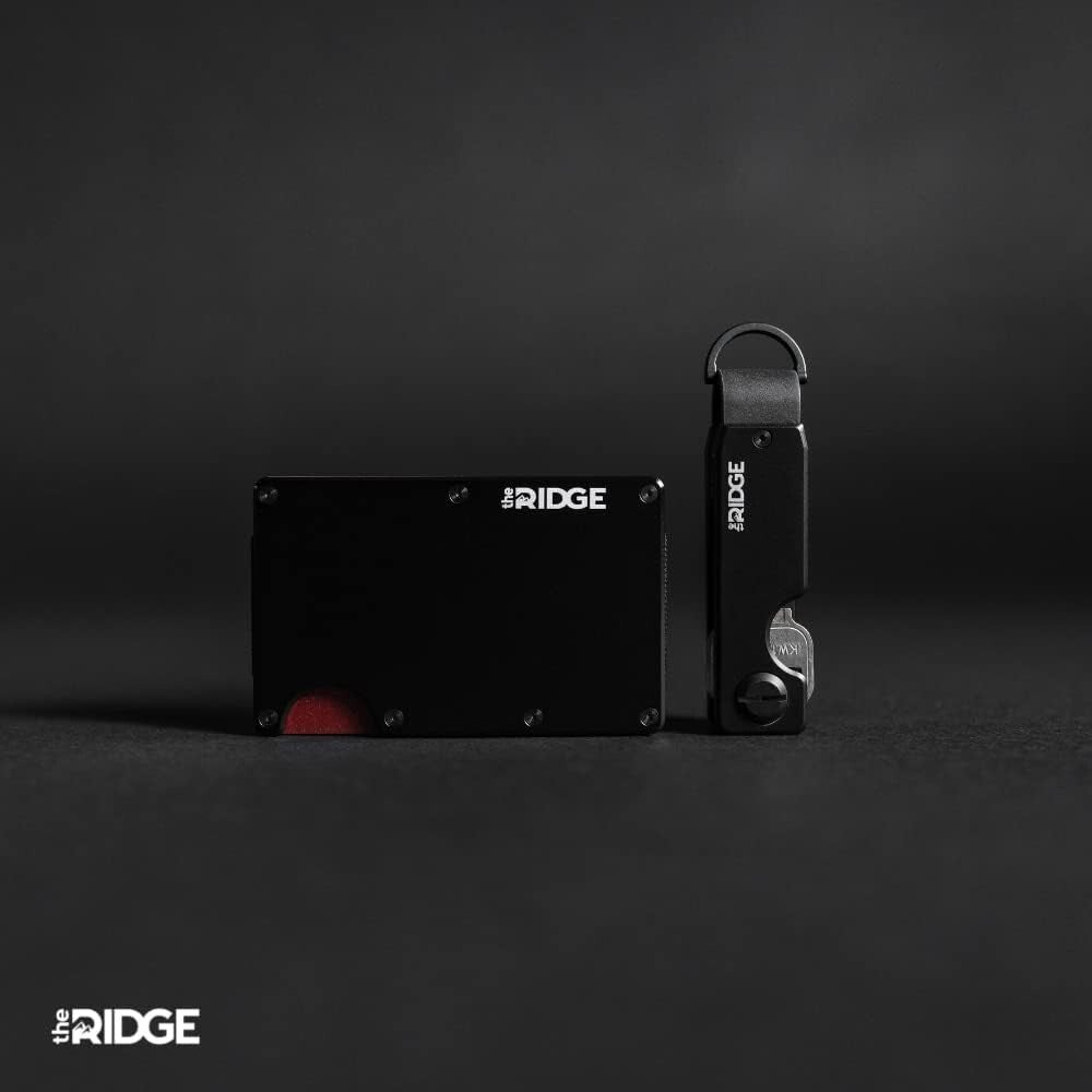 Sleek Aluminum Key Organizer - Lightweight Design for 2-6 Keys with Pocket Clip