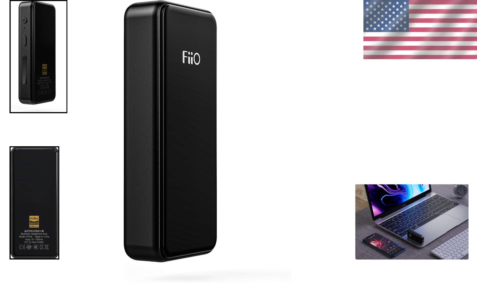 Wireless Bluetooth Headphone Amplifier with Dual AK4377A DAC - 11 Hour Playtime