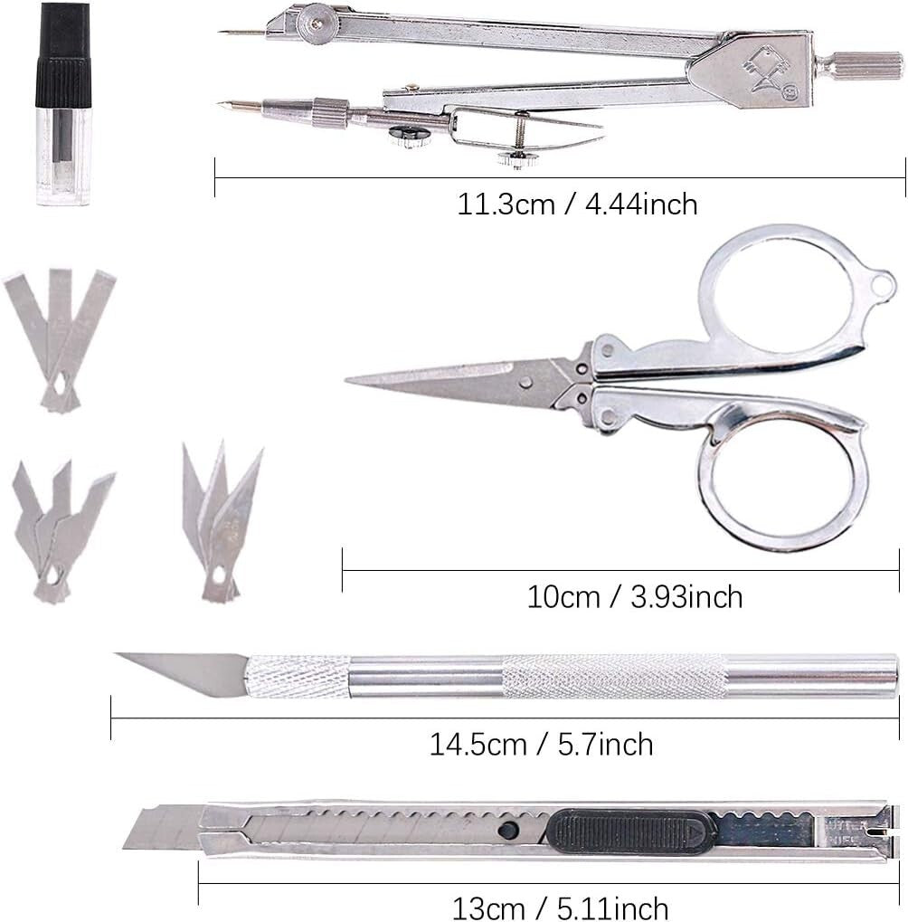 Complete 87PC Modeler Tool Set for Gundam & Plastic Models – Easy Storage