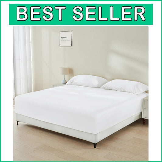 300 Thread Count Bamboo Rayon Full Set - Cooling Fitted Sheet & Pillowcases