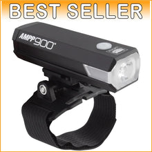 Load image into Gallery viewer, AMPP High-Power Bike Light with 5 Modes - Perfect for Day &amp; Night Riding