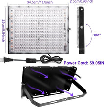 Load image into Gallery viewer, Professional 2 Pack Blacklight Flood Lights – Perfect for Parties &amp; Body Paint