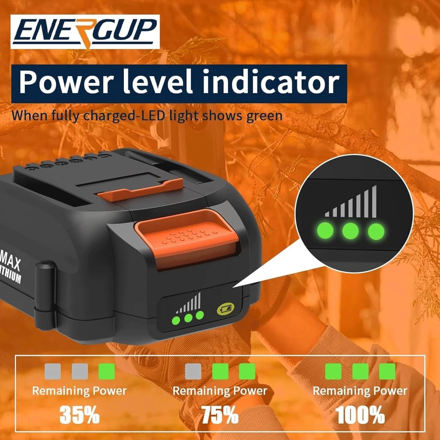 Worx 20V Battery & Charger Combo - 2-Pack with 3.5Ah Capacity for Ultimate Power