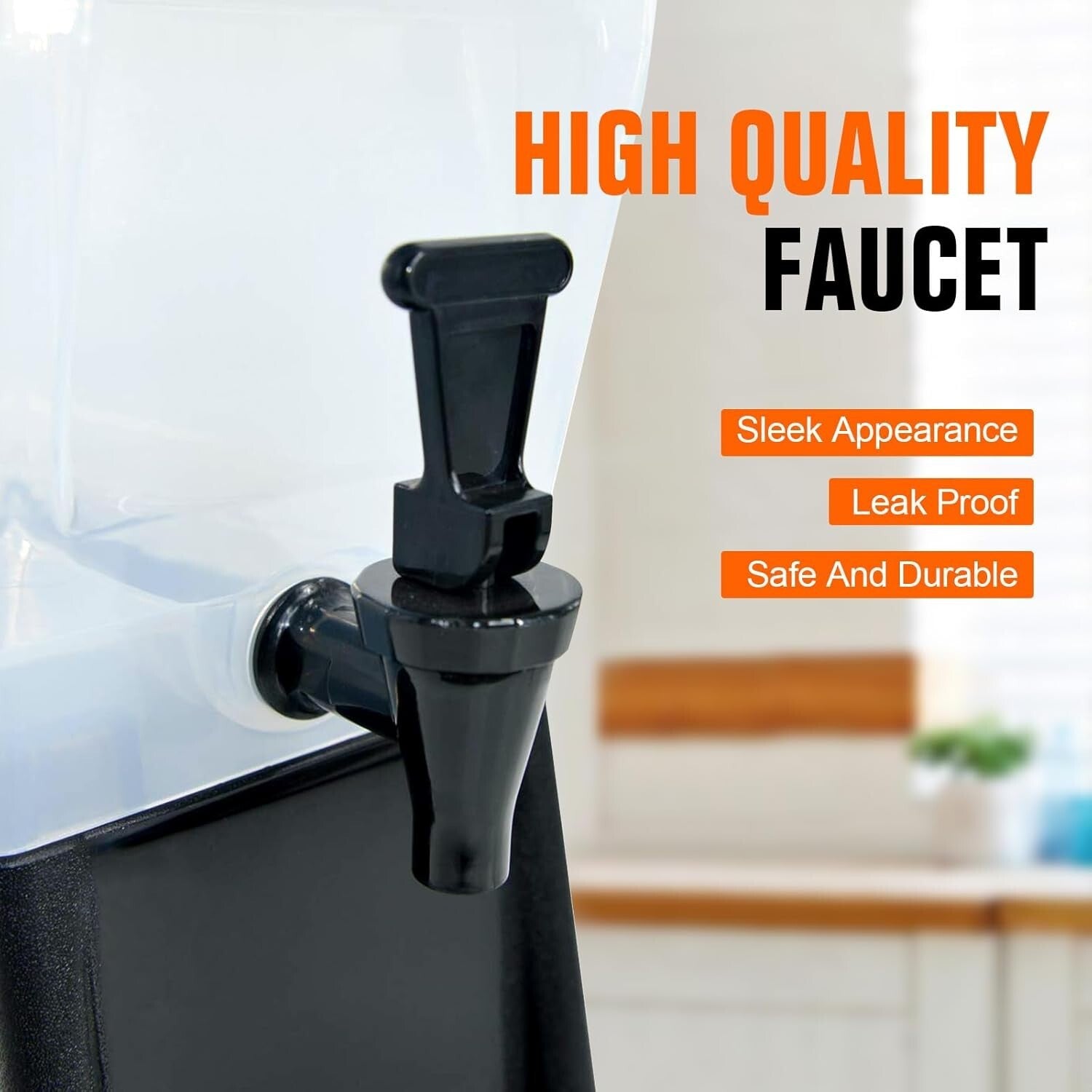 Commercial Juice Dispenser with 6 Gallon Capacity - Ideal for Buffets & Events