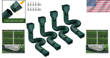 Load image into Gallery viewer, Sturdy Rain Gutter Downspout Extensions - 4 Pack for Effective Drainage