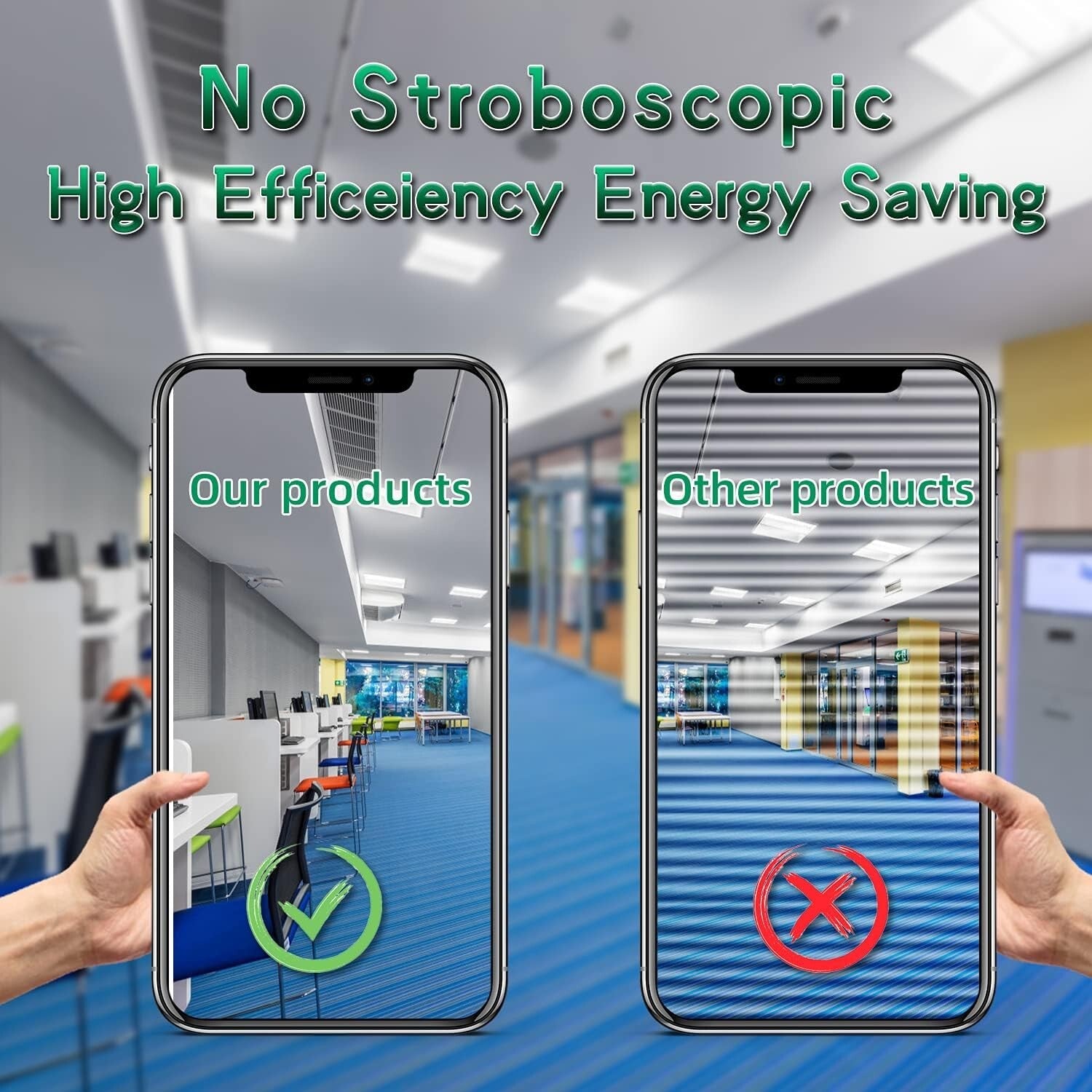 Energy Efficient! 4FT LED Retrofit Kit 36W Magnetic Mount - 5400 Lumens