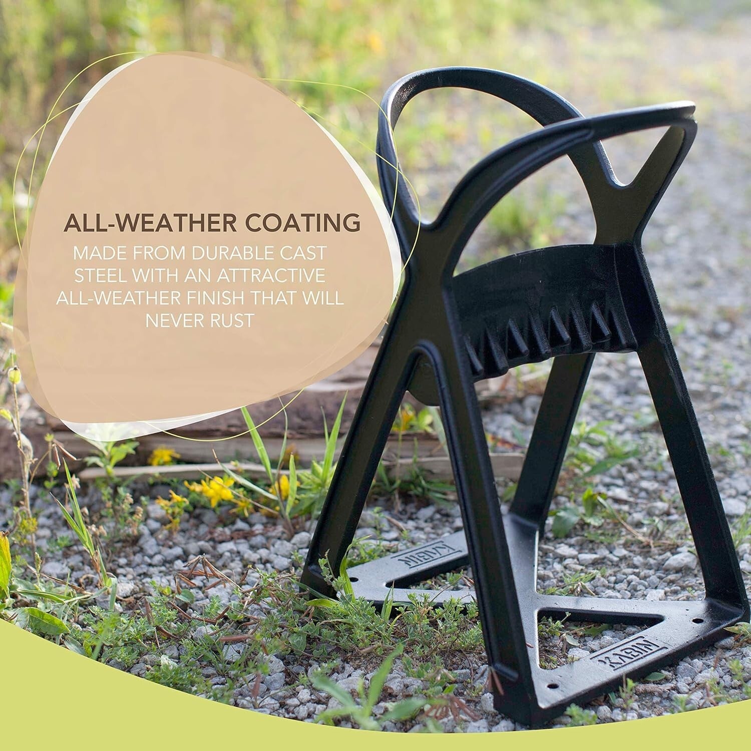 Kindle Quick Log Splitter: Alloy Steel Manual Tool for Safe Firewood Splitting