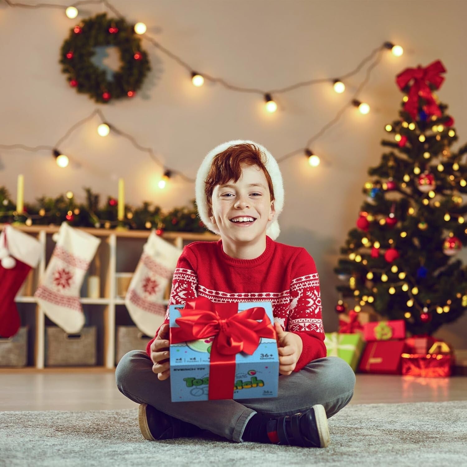 Water-Resistant Toss Game Set - Includes Paddles & Sticky Balls for Kids 3-12