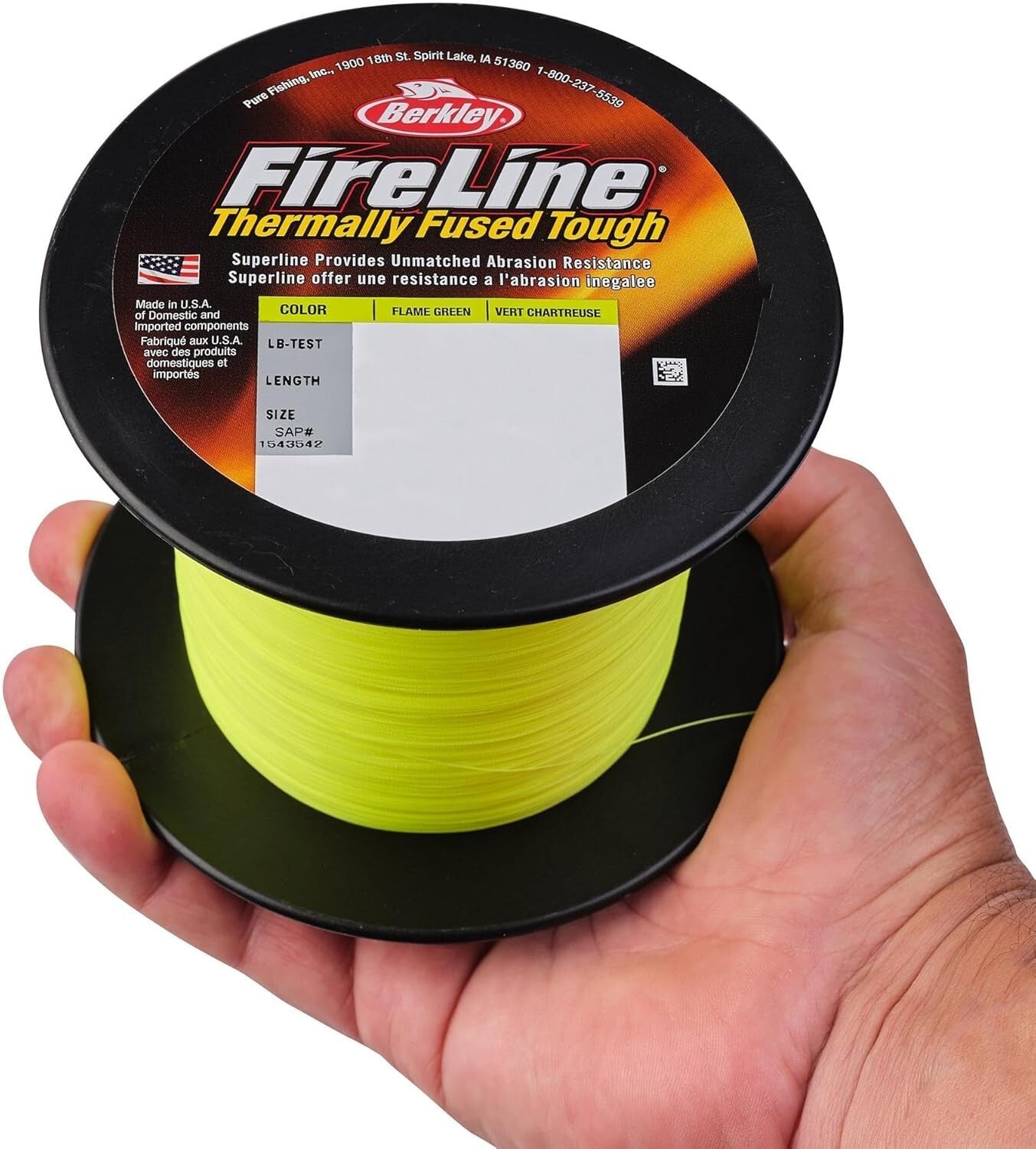 1500yd Fireline Braided Fishing Line 20lb - Unmatched Sensitivity & Strength