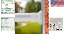 Load image into Gallery viewer, Spliced Adjustable Tension Curtain Rod 63-141 Inches – Rustic to Modern Decor