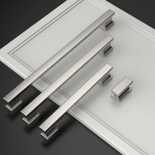 Load image into Gallery viewer, Stylish 20 Pack Brushed Satin Nickel Kitchen Drawer Pulls - Easy Installation