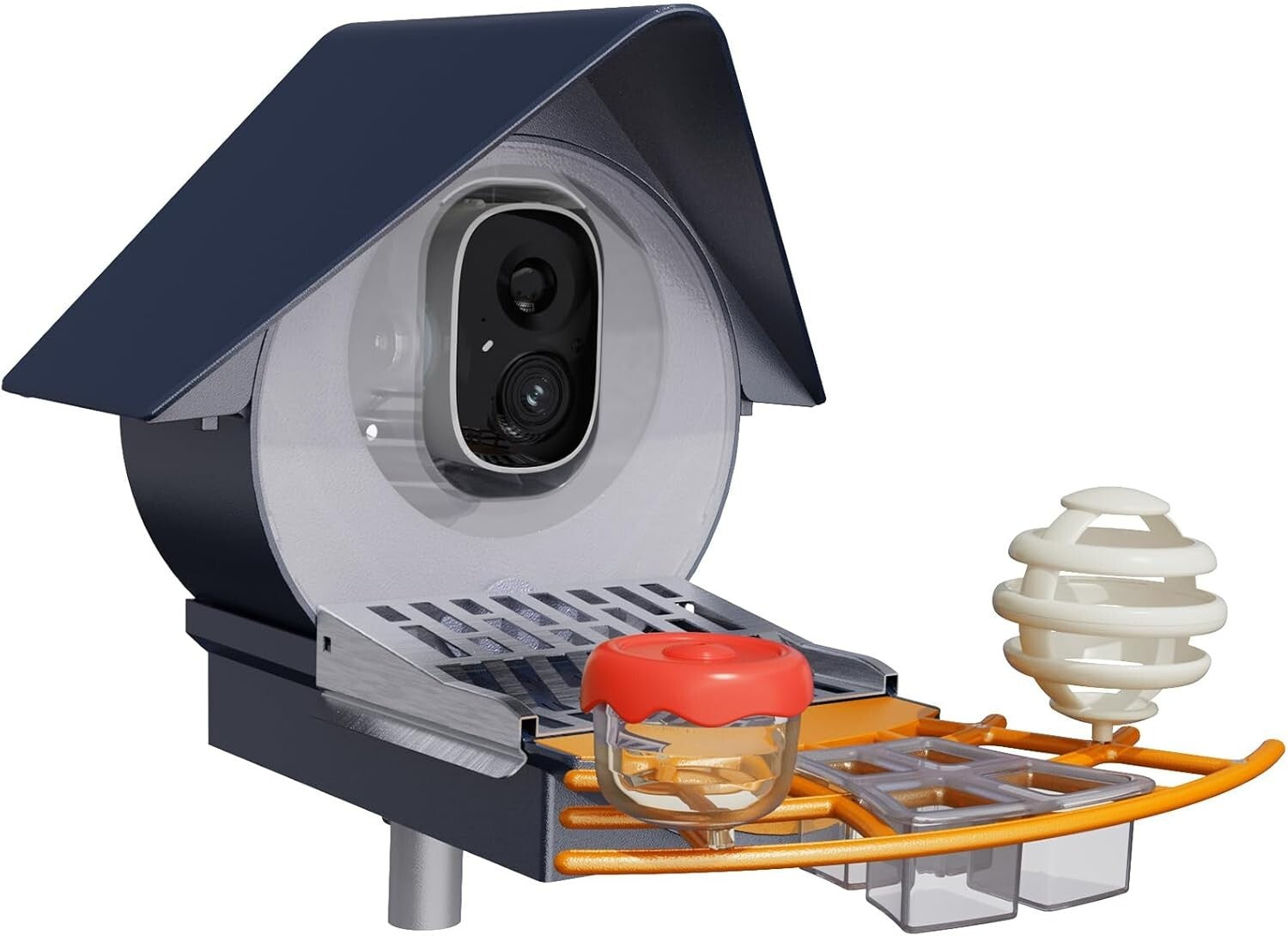 Eco-Friendly Smart Bird Feeder with Waterproof Design & Real-Time Notifications