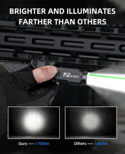 Load image into Gallery viewer, Lightweight 1700 Lumens Tactical Laser &amp; Flashlight Combo with Strobe Effect
