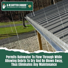 Load image into Gallery viewer, Premium Aluminum Gutter Guard - 6 Inch, Rust Proof, 13 Piece Set Made in USA