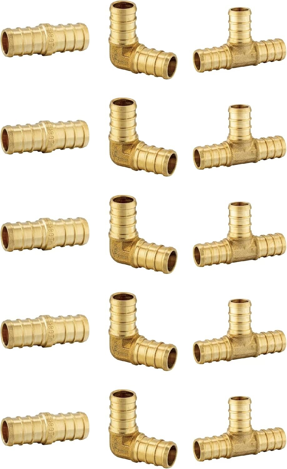 Complete Plumbing Solution: 1/2 Inch PEX-B Pipe, Brass Fittings, Cutter & More