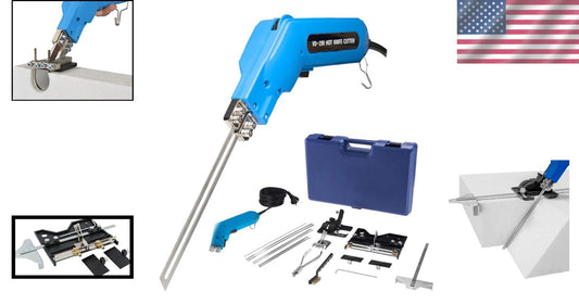 High-Powered 200W Stainless Steel Hot Knife with Versatile Foam Cutting Blades