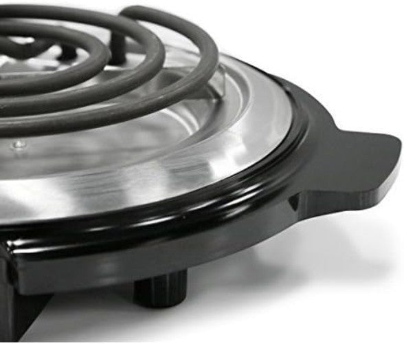 Efficient 1000W Portable Electric Hot Plate - Adjustable Temp Control, Pack of 2