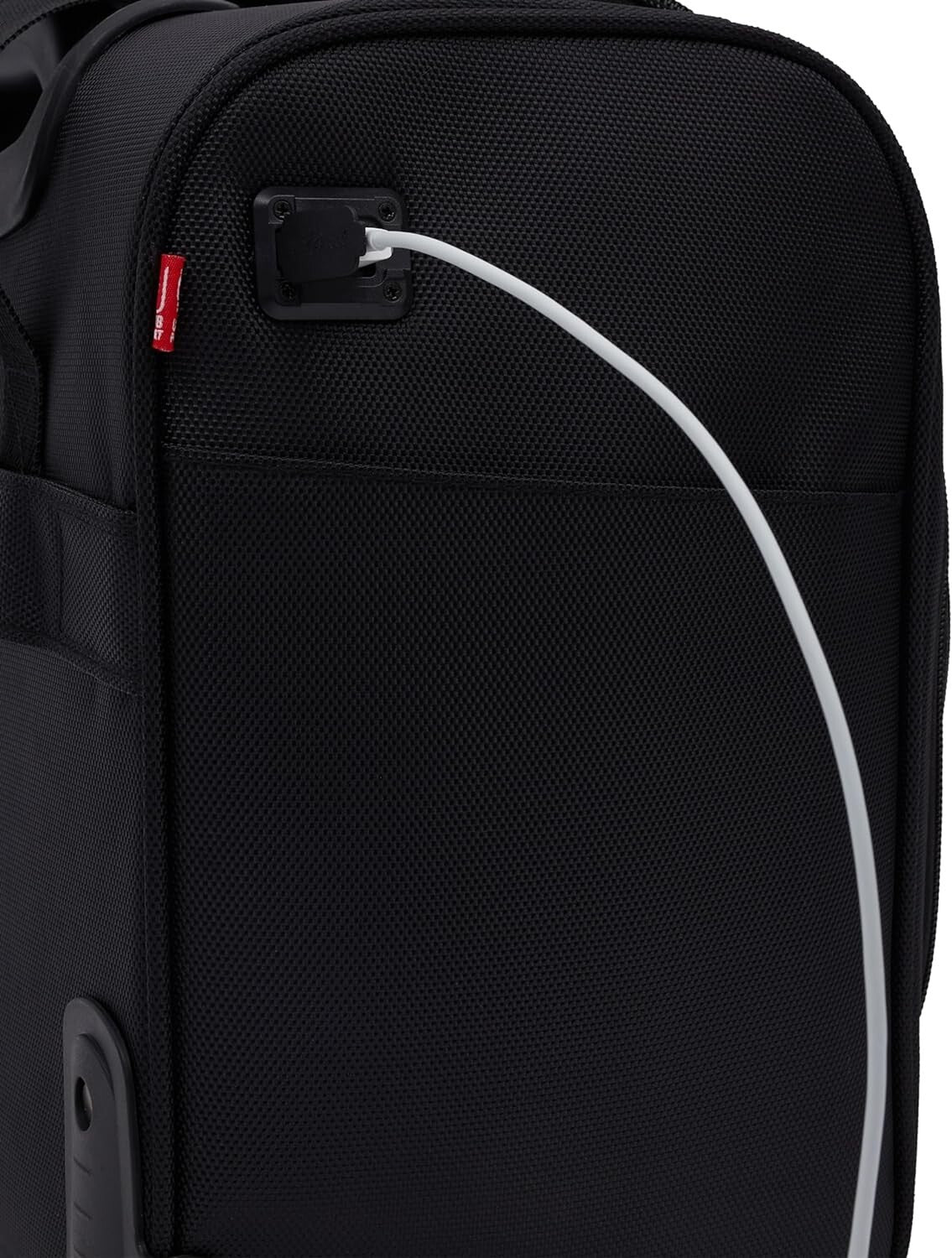 Durable 15-Inch Carry-On Luggage with USB Charging Port & Smooth Rolling Wheels