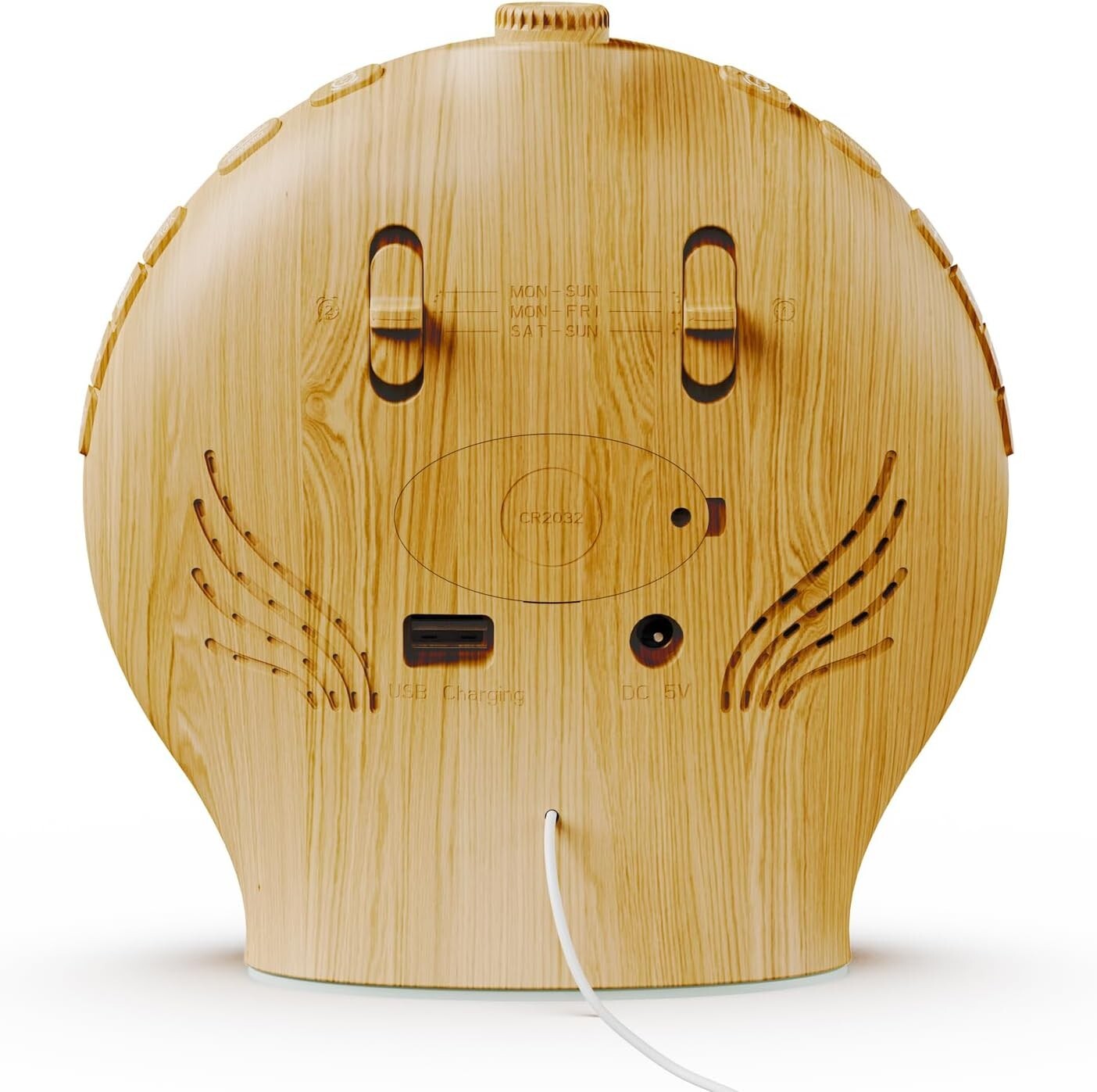 Dual Alarm Sunrise Simulation Clock for Kids & Heavy Sleepers - 7 Natural Sounds