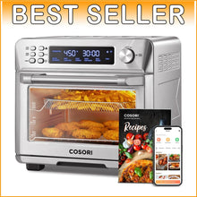 Load image into Gallery viewer, Smart 12-in-1 Air Fryer Toaster Oven Combo - 26QT Stainless Steel Masterpiece