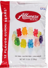 Load image into Gallery viewer, Gourmet Gummy Bears - 12 Fruity Flavors, Pack of 2 (10lbs) Gluten-Free Treat