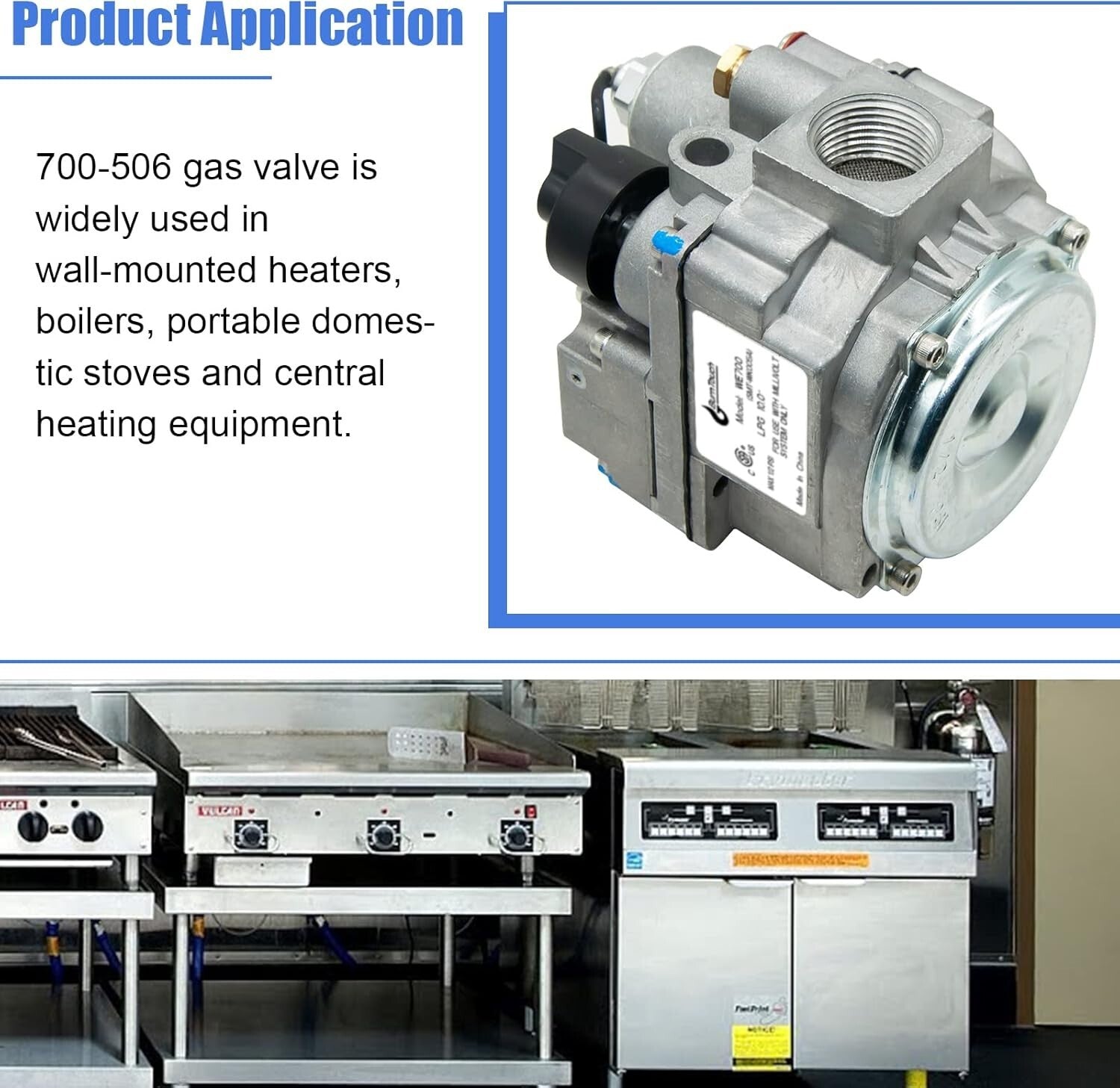 Durable 2-Port Gas Control Valve with Pilot Outlet and Standard NEMA Connections