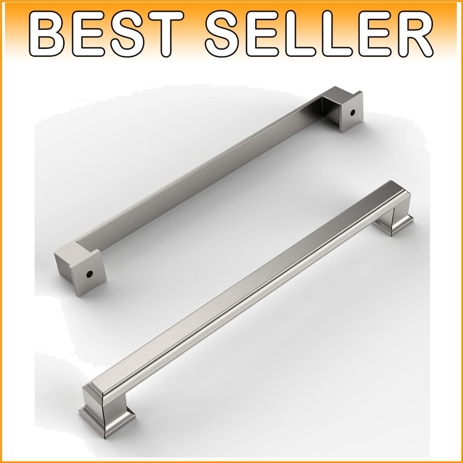 Elegant 10 Pack Brushed Satin Nickel Cabinet Hardware - Perfect for DIY Projects
