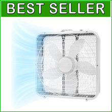 Load image into Gallery viewer, 3-Speed Box Fan with High Capacity Airflow - Ideal for Garages and Bedrooms