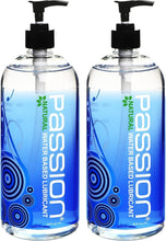 Load image into Gallery viewer, Passion All-Natural Water-Based Lubricant - 68 Fl Oz Total for Unmatched Comfort