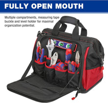 Load image into Gallery viewer, 16" Multi-Compartment Tool Organizer with Waterproof Base - Ideal for Tradesmen