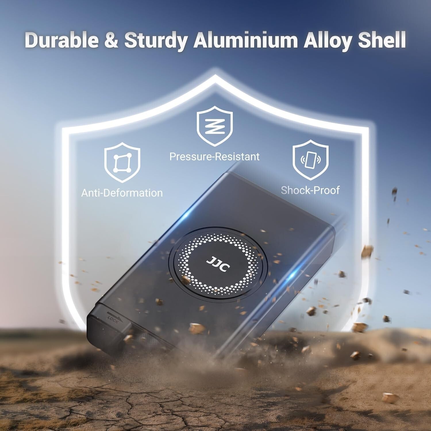 All-in-One SD/TF Card Reader with USB C Cable & Multi Adapter for Travel - Gray