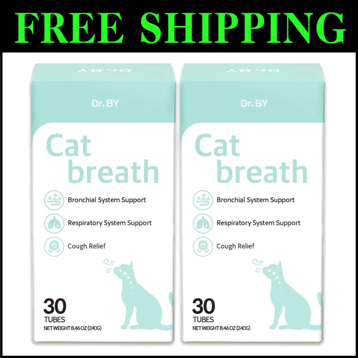 Asthma & Cough Relief for Cats - Delicious Chicken Gel for Respiratory Wellness