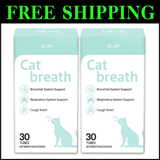Asthma & Cough Relief for Cats - Delicious Chicken Gel for Respiratory Wellness