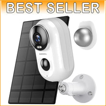 Load image into Gallery viewer, Magnetic Mount Wireless Outdoor Camera - 2K Solar Powered &amp; IP66 Waterproof