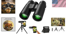 Load image into Gallery viewer, Advanced 12x42 Binoculars for Adults - Waterproof with High Clarity and Tripod