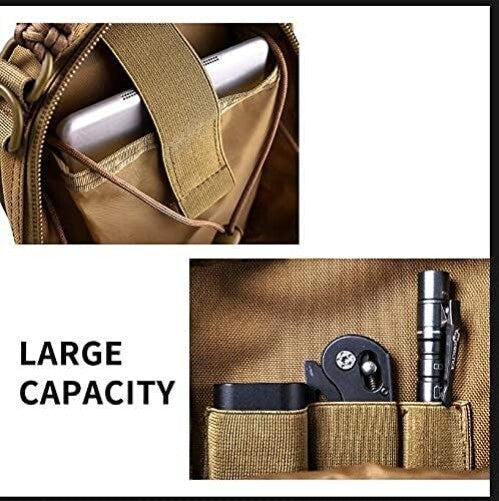 Versatile Tactical Sling Bag with Molle System - Ideal for Outdoor Adventures