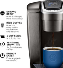 Load image into Gallery viewer, Brushed Slate Single Serve Coffee Brewer with Strong Brew &amp; Program Features