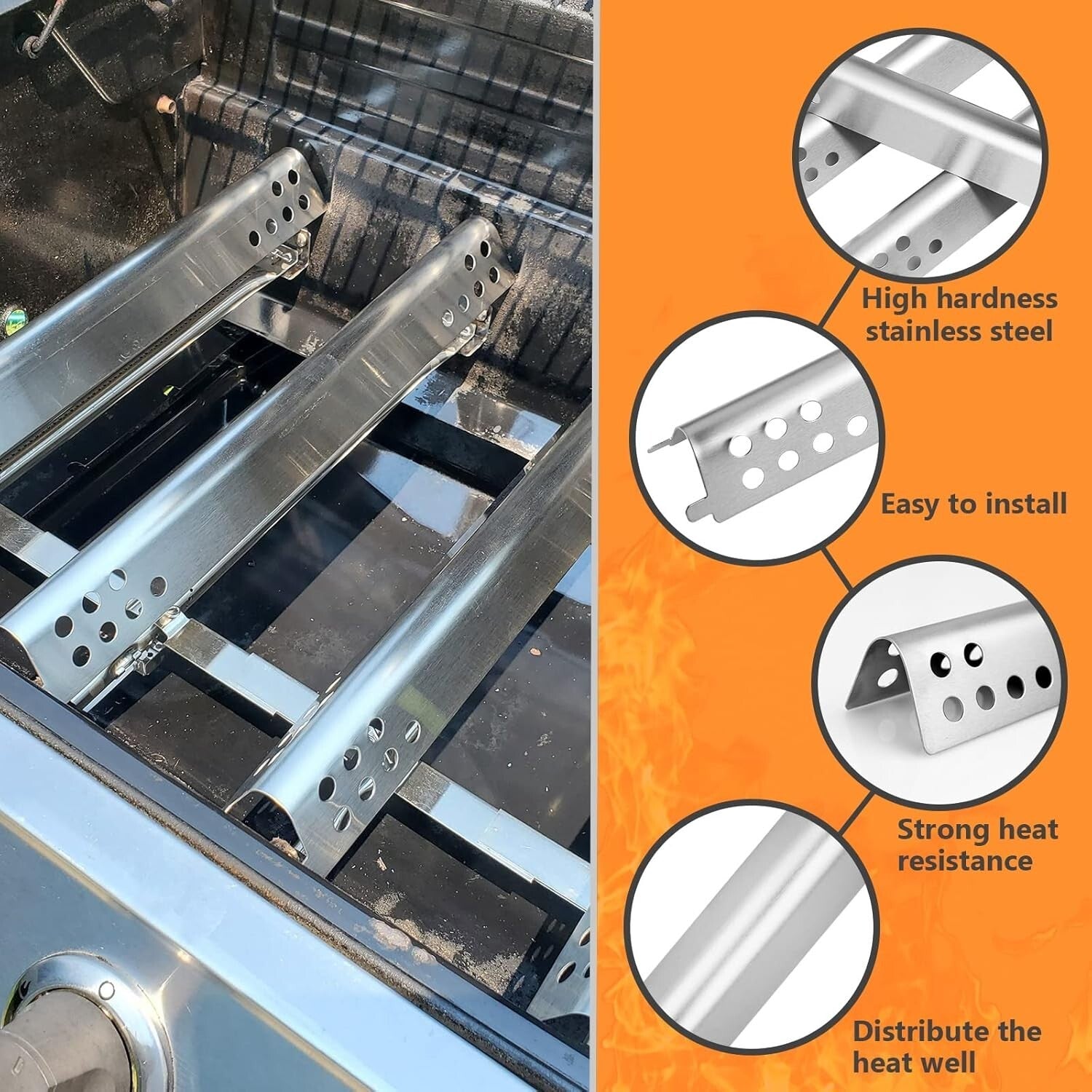 Cost-Effective 4-Pack Charbroil Grill Parts - Heat Plates, Burners & Accessories